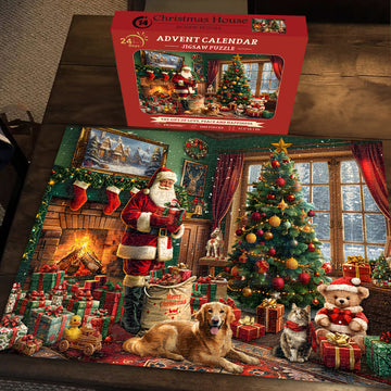 Casa di Natale puzzle puzzle 1000pcs